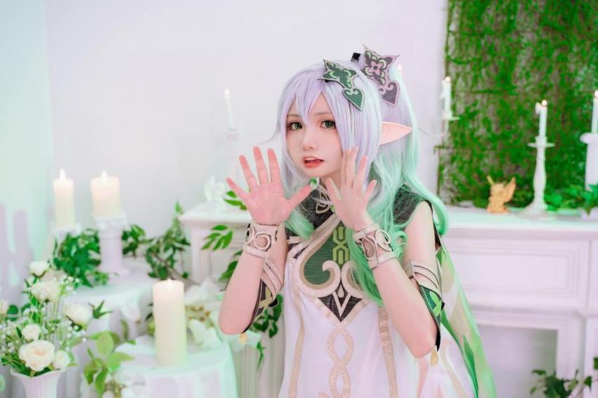 粉墨登场：喵小吉cos花絮无删照片盛放